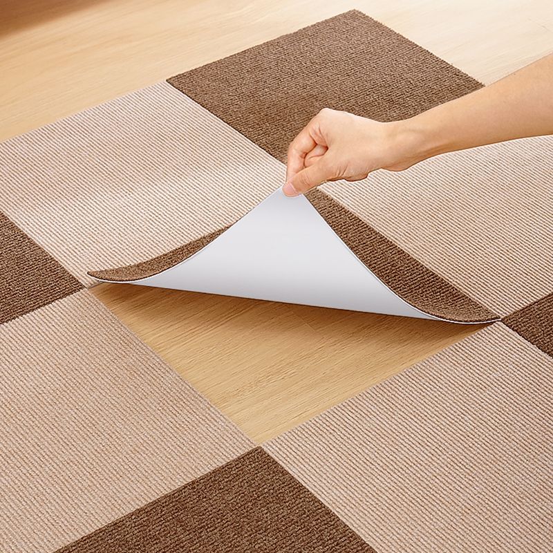 12" X 12" Carpet Tiles Self Peel and Stick Level Loop Non-Skid Bedroom Clearhalo 'Carpet Tiles & Carpet Squares' 'carpet_tiles_carpet_squares' 'Flooring 'Home Improvement' 'home_improvement' 'home_improvement_carpet_tiles_carpet_squares' Walls and Ceiling' 1200x1200_45553a15-be7e-4089-9383-d0db33bf8b79