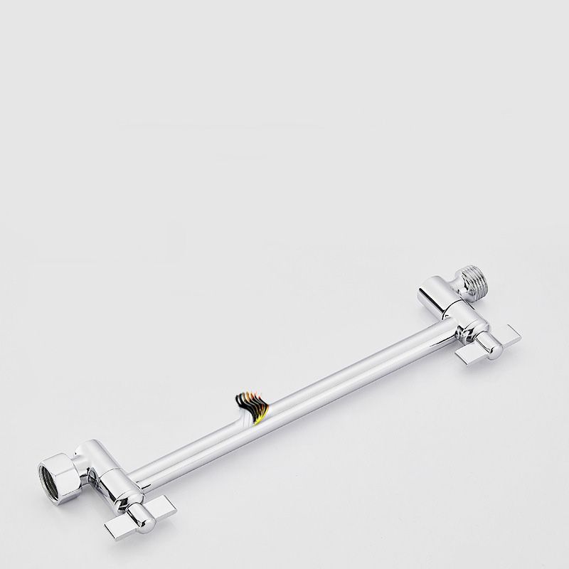 Wall Mounted Adjustable Shower Head Modern Square Metal Shower Clearhalo 'Bathroom Remodel & Bathroom Fixtures' 'Home Improvement' 'home_improvement' 'home_improvement_shower_heads' 'Shower Heads' 'shower_heads' 'Showers & Bathtubs Plumbing' 'Showers & Bathtubs' 1200x1200_456a40e8-f1da-4667-95c9-47b41c671c44