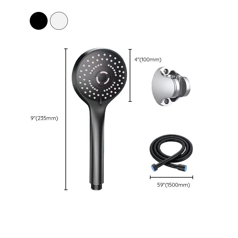 Plastic Handheld Shower Head Bathroom Shower Head with Adjustable Water Flow Clearhalo 'Bathroom Remodel & Bathroom Fixtures' 'Home Improvement' 'home_improvement' 'home_improvement_shower_heads' 'Shower Heads' 'shower_heads' 'Showers & Bathtubs Plumbing' 'Showers & Bathtubs' 1200x1200_45b2ff61-f3ab-4b1c-acac-d41f2e3a8808