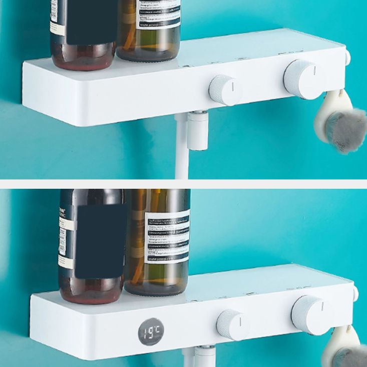 Modern Shower Faucet Stainless Steel Slide Bar Included Shower Trim Clearhalo 'Bathroom Remodel & Bathroom Fixtures' 'Home Improvement' 'home_improvement' 'home_improvement_shower_faucets' 'Shower Faucets & Systems' 'shower_faucets' 'Showers & Bathtubs Plumbing' 'Showers & Bathtubs' 1200x1200_45b75fc1-6c8f-4ec5-8950-56eae4066381