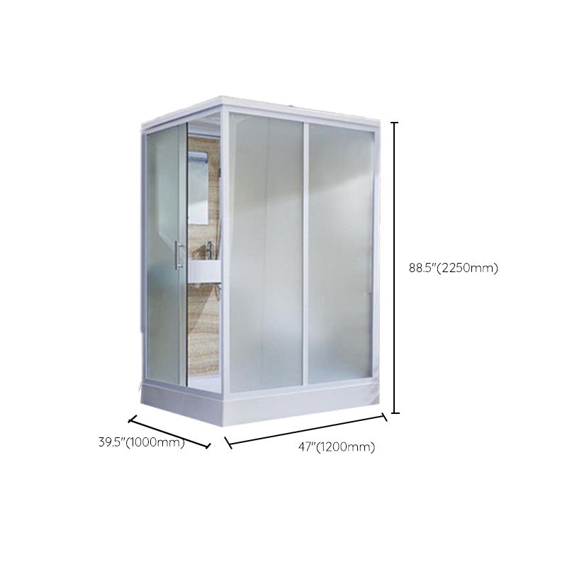 Modern Framed Shower Stall Clear Tempered Shower Stall for Bathroom Clearhalo 'Bathroom Remodel & Bathroom Fixtures' 'Home Improvement' 'home_improvement' 'home_improvement_shower_stalls_enclosures' 'Shower Stalls & Enclosures' 'shower_stalls_enclosures' 'Showers & Bathtubs' 1200x1200_45cc1ba5-9f78-4a1e-b17f-96b224c32041
