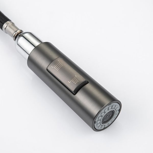 Modern Pull Down Kitchen Faucet Single Handle Faucet with Pull Out Sprayer Clearhalo 'Home Improvement' 'home_improvement' 'home_improvement_kitchen_faucets' 'Kitchen Faucets' 'Kitchen Remodel & Kitchen Fixtures' 'Kitchen Sinks & Faucet Components' 'kitchen_faucets' 1200x1200_45cf6e5d-0c42-46f8-97d7-7766b4584d6b