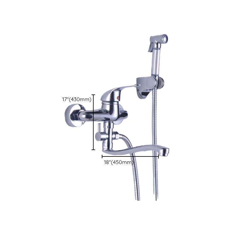 Industrial Kitchen Faucet Lever Handle Wall Mounted High Arc Faucet Clearhalo 'Home Improvement' 'home_improvement' 'home_improvement_kitchen_faucets' 'Kitchen Faucets' 'Kitchen Remodel & Kitchen Fixtures' 'Kitchen Sinks & Faucet Components' 'kitchen_faucets' 1200x1200_45da3036-38f6-4ca8-bfc9-f11f37429948