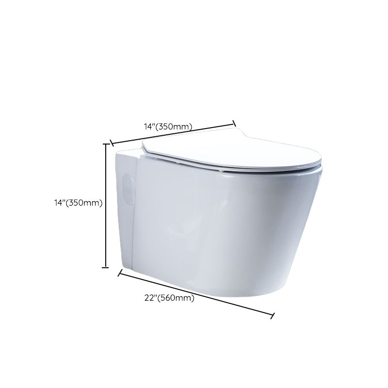 Contemporary Wall Mount Flush Toilet Ceramic Urine Toilet with Seat for Washroom Clearhalo 'Bathroom Remodel & Bathroom Fixtures' 'Home Improvement' 'home_improvement' 'home_improvement_toilets' 'Toilets & Bidets' 'Toilets' 1200x1200_45ed1110-1f80-4c8e-9794-b70a23baf84b