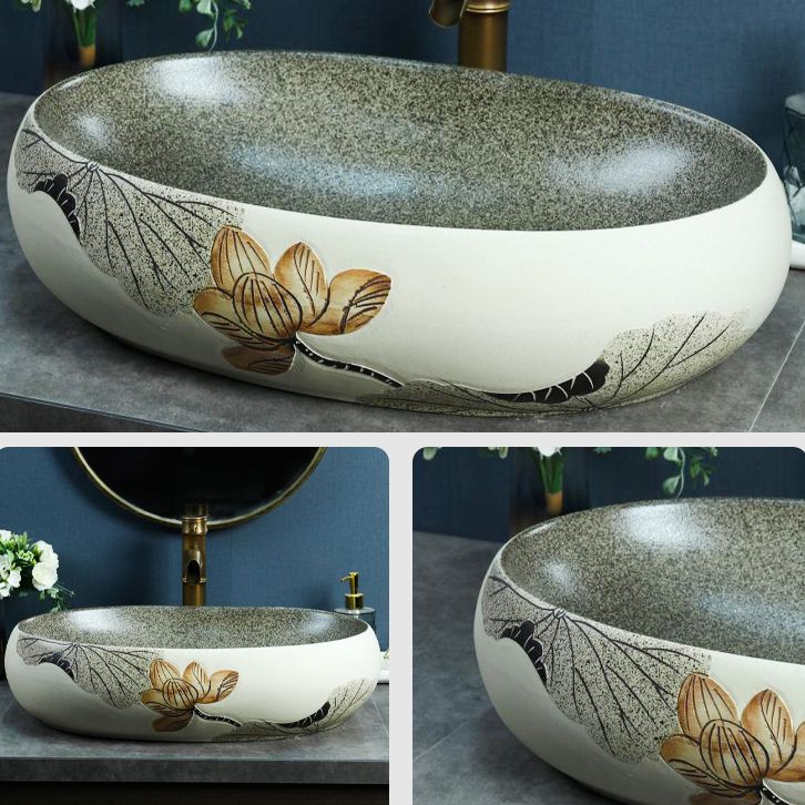 Porcelain Vessel Bathroom Sink Modern No Craftsmanship Vessel Bathroom Sink Only Clearhalo 'Bathroom Remodel & Bathroom Fixtures' 'Bathroom Sinks & Faucet Components' 'Bathroom Sinks' 'bathroom_sink' 'Home Improvement' 'home_improvement' 'home_improvement_bathroom_sink' 1200x1200_45eea196-9789-44ac-a8b5-220bb900512e