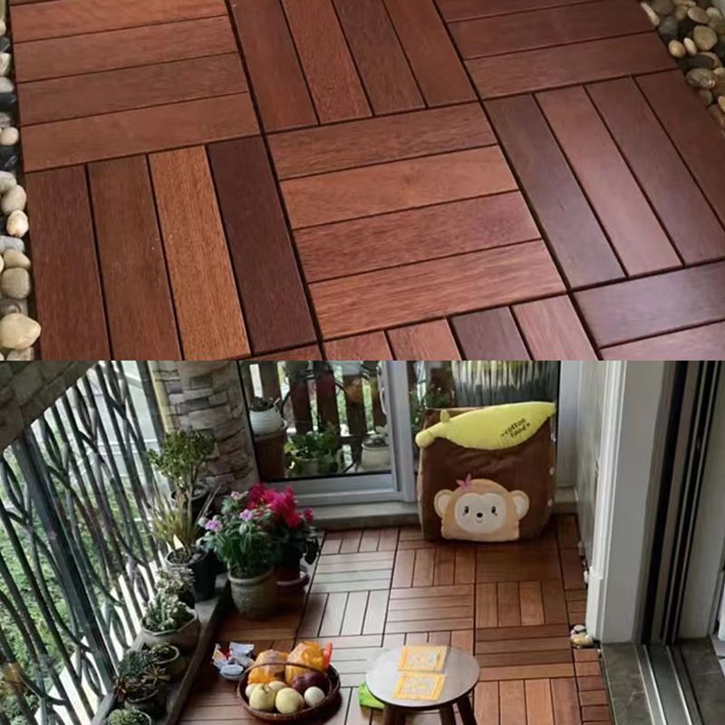 Striped Pattern Nailed Decking Tiles Composite Tile Kit Outdoor Patio Clearhalo 'Home Improvement' 'home_improvement' 'home_improvement_outdoor_deck_tiles_planks' 'Outdoor Deck Tiles & Planks' 'Outdoor Flooring & Tile' 'Outdoor Remodel' 'outdoor_deck_tiles_planks' 1200x1200_461fbcea-0533-4e44-89ad-4d4c90cbedab