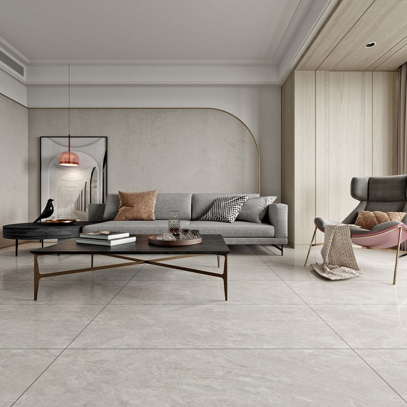 Home Indoor Floor Wall Tile Polished Marble Print Rectangle Ceramic Floor Tile Clearhalo 'Floor Tiles & Wall Tiles' 'floor_tiles_wall_tiles' 'Flooring 'Home Improvement' 'home_improvement' 'home_improvement_floor_tiles_wall_tiles' Walls and Ceiling' 1200x1200_4645a746-6b43-49fb-8b6d-73a58fd7f91d