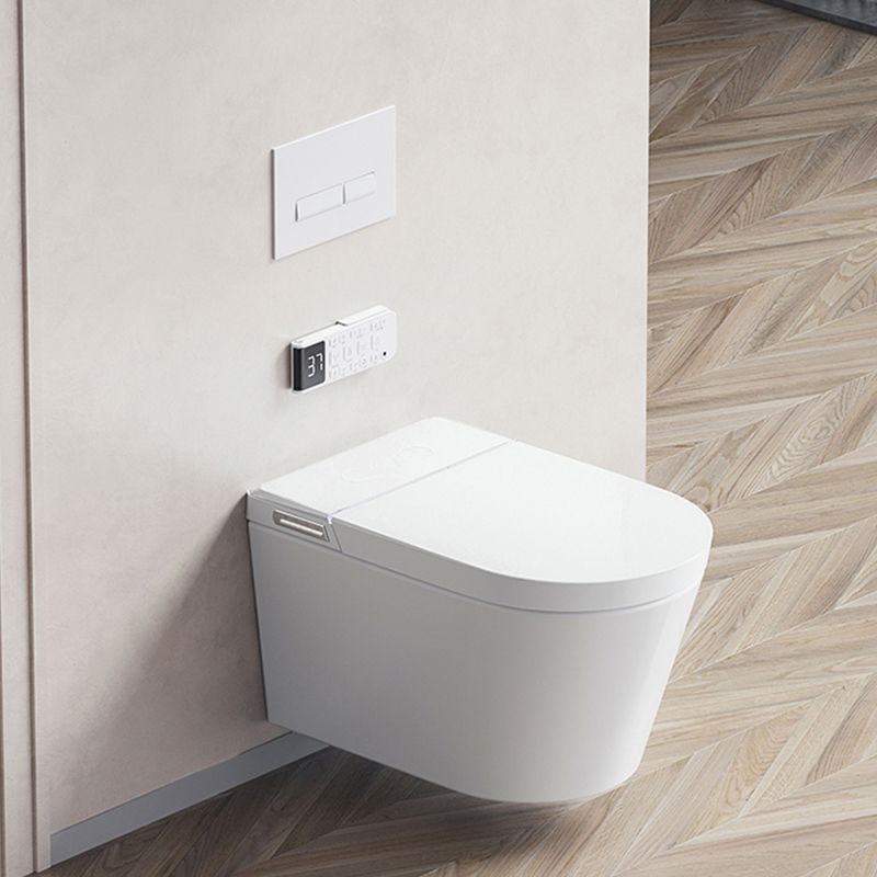 Contemporary Elongated Wall Hung Toilet Set with Heated Seat Clearhalo 'Bathroom Remodel & Bathroom Fixtures' 'Bidets' 'Home Improvement' 'home_improvement' 'home_improvement_bidets' 'Toilets & Bidets' 1200x1200_4667f096-1b6a-4ea5-b0ba-c4fb4610070f