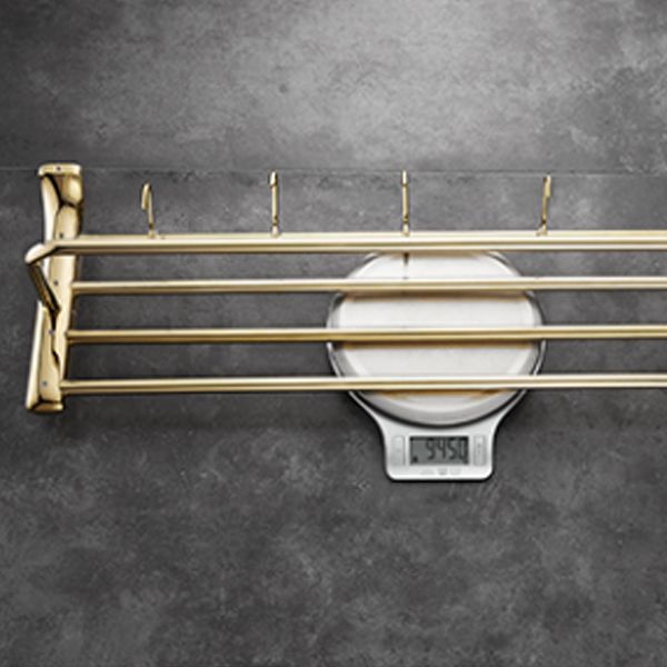 Traditional Bathroom Hardware Gold Bath Shelf Bathroom Accessory Kit Clearhalo 'Bathroom Hardware Sets' 'Bathroom Hardware' 'Bathroom Remodel & Bathroom Fixtures' 'bathroom_hardware_sets' 'Home Improvement' 'home_improvement' 'home_improvement_bathroom_hardware_sets' 1200x1200_469ff83e-51ca-443f-af93-eaedbfb98605