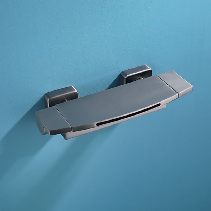 Modern Tub Filler Trim Copper Lever Handles with Hand Shower Wall Mounted Bathroom Faucet Clearhalo 'Bathroom Remodel & Bathroom Fixtures' 'Bathtub Faucets' 'bathtub_faucets' 'Home Improvement' 'home_improvement' 'home_improvement_bathtub_faucets' 1200x1200_46a17b5c-b528-449e-a917-b250c0da0e8a