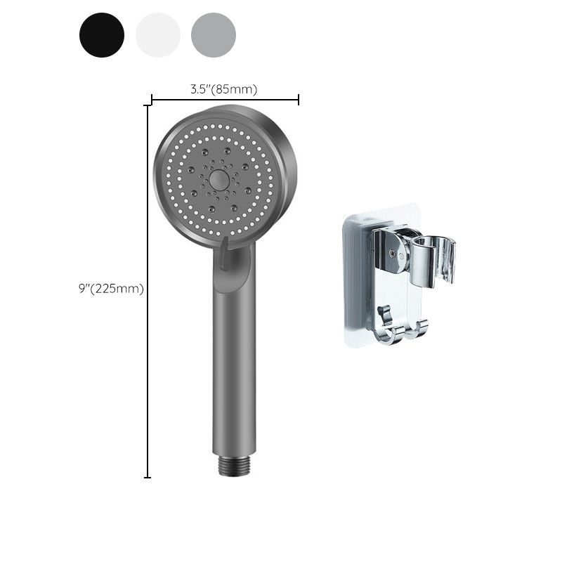 Contemporary Shower Head Combo Handheld Shower Head Plastic Wall-Mount Round Shower Combo Clearhalo 'Bathroom Remodel & Bathroom Fixtures' 'Home Improvement' 'home_improvement' 'home_improvement_shower_heads' 'Shower Heads' 'shower_heads' 'Showers & Bathtubs Plumbing' 'Showers & Bathtubs' 1200x1200_46b8c907-f353-431c-ad9f-4f6f47c3e72b