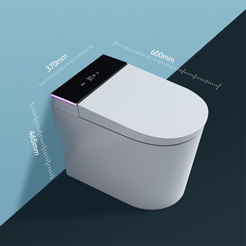 Elongated Deodorizing Floor Standing Bidet with Heated Seat White Ceramic Clearhalo 'Bathroom Remodel & Bathroom Fixtures' 'Bidets' 'Home Improvement' 'home_improvement' 'home_improvement_bidets' 'Toilets & Bidets' 1200x1200_46c186c3-3394-44a2-bfb0-412a3a088664