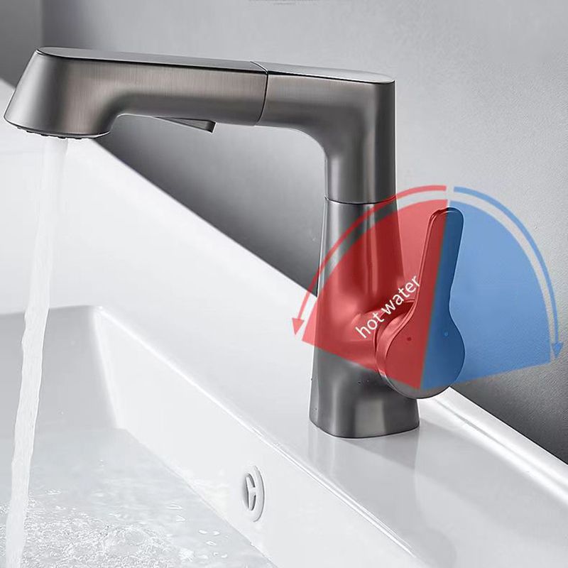 Modern Faucet 1-Handle and 1-Hole Copper with Pull out Sprayer Faucet Clearhalo 'Home Improvement' 'home_improvement' 'home_improvement_kitchen_faucets' 'Kitchen Faucets' 'Kitchen Remodel & Kitchen Fixtures' 'Kitchen Sinks & Faucet Components' 'kitchen_faucets' 1200x1200_46f333a6-d990-4cdf-8198-08861b34a416