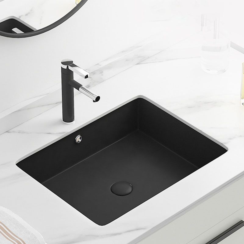 Modern Bathroom Sink Rectangular Vessel Bathroom Sink with Faucet ...