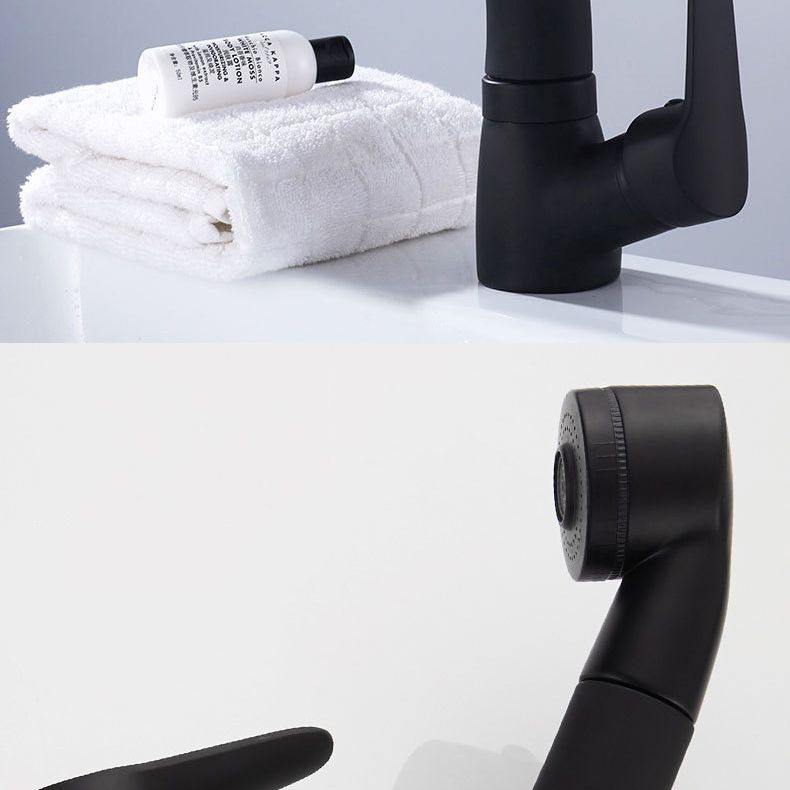 Modern 1-Handle Faucet 1-Hole with Water Dispenser Copper Pull down Faucet Clearhalo 'Home Improvement' 'home_improvement' 'home_improvement_kitchen_faucets' 'Kitchen Faucets' 'Kitchen Remodel & Kitchen Fixtures' 'Kitchen Sinks & Faucet Components' 'kitchen_faucets' 1200x1200_4723293e-0180-4fe2-9f19-a9c631bba1f3