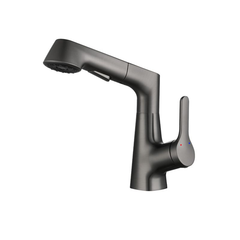 Modern Bathroom Faucet Solid Color Metal Centerset Lavatory Faucet Clearhalo 'Bathroom Remodel & Bathroom Fixtures' 'Bathroom Sink Faucets' 'Bathroom Sinks & Faucet Components' 'bathroom_sink_faucets' 'Home Improvement' 'home_improvement' 'home_improvement_bathroom_sink_faucets' 1200x1200_472eff21-d6b7-4b89-b612-bde837d486dd