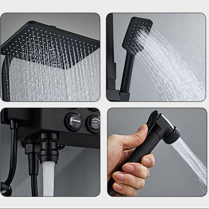 Contemporary Shower Set Slide Bar Adjustable Shower Head Wall Mounted Shower System Clearhalo 'Bathroom Remodel & Bathroom Fixtures' 'Home Improvement' 'home_improvement' 'home_improvement_shower_faucets' 'Shower Faucets & Systems' 'shower_faucets' 'Showers & Bathtubs Plumbing' 'Showers & Bathtubs' 1200x1200_472f7d3f-6a9e-472b-a3a1-7e12caf1f30a