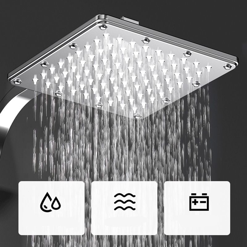 Wall Mounted Rectangle Shower System Spot Resist Copper Modern Style Shower System Clearhalo 'Bathroom Remodel & Bathroom Fixtures' 'Home Improvement' 'home_improvement' 'home_improvement_shower_faucets' 'Shower Faucets & Systems' 'shower_faucets' 'Showers & Bathtubs Plumbing' 'Showers & Bathtubs' 1200x1200_473d6678-3922-4a45-8ec7-a1c1d13dcf80