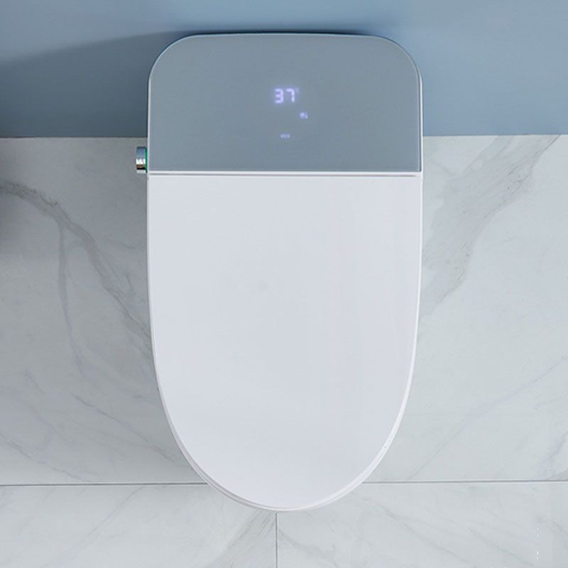 Elongated Floor Mount Bidet White Temperature Control Floor Standing Bidet with Remote Clearhalo 'Bathroom Remodel & Bathroom Fixtures' 'Bidets' 'Home Improvement' 'home_improvement' 'home_improvement_bidets' 'Toilets & Bidets' 1200x1200_4740474c-2bfc-4233-9f18-c977c06d36f7