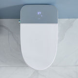 Elongated Floor Mount Bidet White Temperature Control Floor Standing Bidet with Remote Clearhalo 'Bathroom Remodel & Bathroom Fixtures' 'Bidets' 'Home Improvement' 'home_improvement' 'home_improvement_bidets' 'Toilets & Bidets' 1200x1200_4740474c-2bfc-4233-9f18-c977c06d36f7