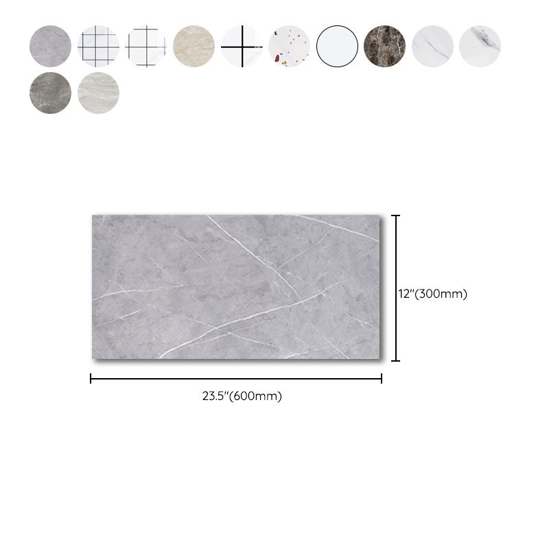 Rectangular Mildew Resistant Tile PVC Singular Peel & Stick Tile for Kitchen Clearhalo 'Flooring 'Home Improvement' 'home_improvement' 'home_improvement_peel_stick_blacksplash' 'Peel & Stick Backsplash Tile' 'peel_stick_blacksplash' 'Walls & Ceilings' Walls and Ceiling' 1200x1200_4741e293-dc0d-4c0b-baac-69bc6700e859