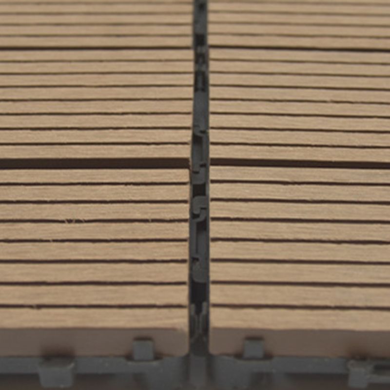 Wire Brushed Wood Floor Tile Click Lock Engineered Wood for Patio Garden Clearhalo 'Flooring 'Hardwood Flooring' 'hardwood_flooring' 'Home Improvement' 'home_improvement' 'home_improvement_hardwood_flooring' Walls and Ceiling' 1200x1200_475f14d7-6b3b-46b3-922e-355d9b8151a4