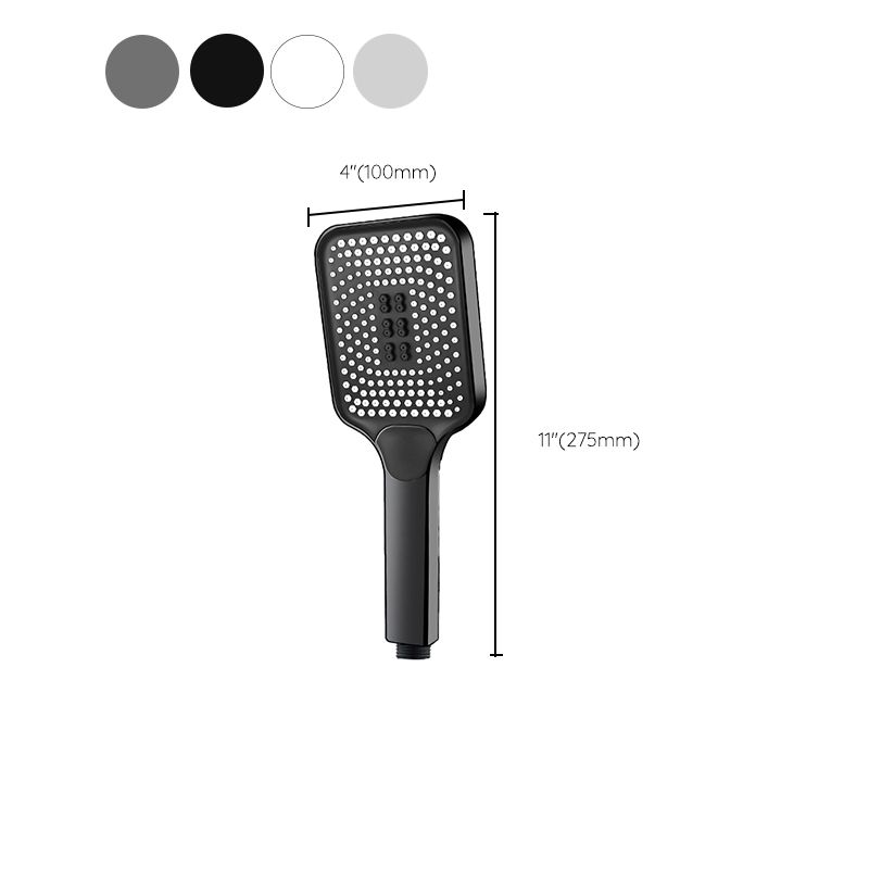 Modern Rectangular Hand Shower Self-Cleaning Wall-Mount Hand Shower Clearhalo 'Bathroom Remodel & Bathroom Fixtures' 'Home Improvement' 'home_improvement' 'home_improvement_shower_heads' 'Shower Heads' 'shower_heads' 'Showers & Bathtubs Plumbing' 'Showers & Bathtubs' 1200x1200_4760c1ca-610b-42a1-b02c-afa5553d1c58