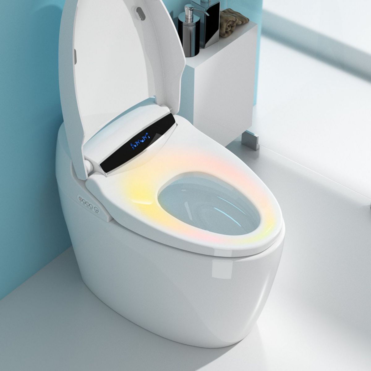 Porcelain Floor Mounted Toilet One-Piece Toilet Modern Toilet Bowl Clearhalo 'Bathroom Remodel & Bathroom Fixtures' 'Home Improvement' 'home_improvement' 'home_improvement_toilets' 'Toilets & Bidets' 'Toilets' 1200x1200_47a44f56-d9b7-46f4-8a28-bbc48ab9c802