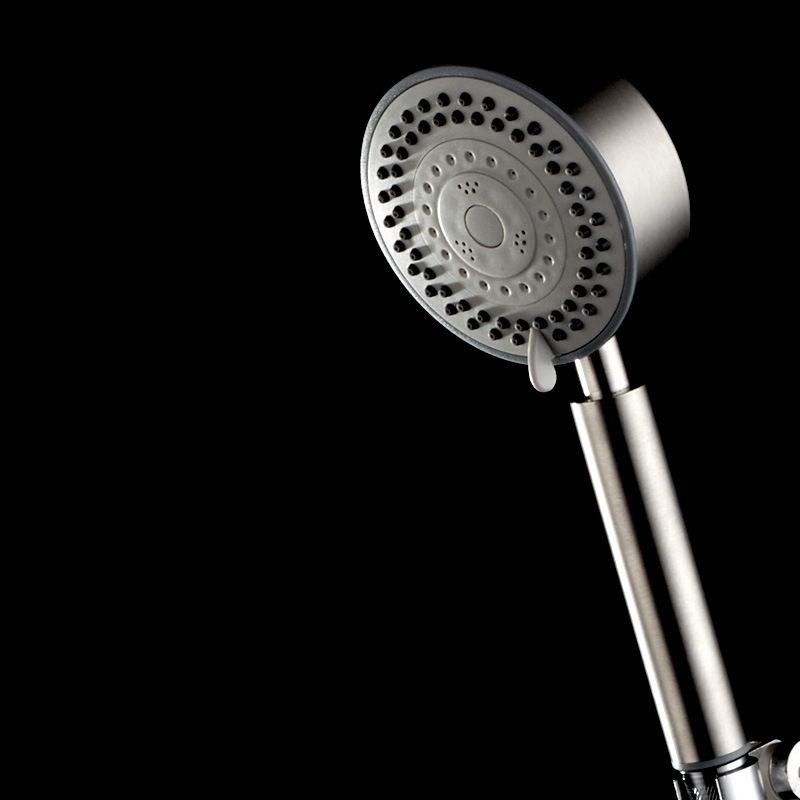 Standard Spray Shower Head Polished Nickel Round Hand Shower Clearhalo 'Bathroom Remodel & Bathroom Fixtures' 'Home Improvement' 'home_improvement' 'home_improvement_shower_heads' 'Shower Heads' 'shower_heads' 'Showers & Bathtubs Plumbing' 'Showers & Bathtubs' 1200x1200_47c19963-9b25-47b7-99e5-388d33ef53df