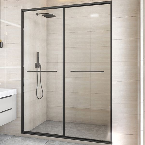 Bypass Shower Bath Door Full Frame Tempered Glass Shower Door Clearhalo 'Bathroom Remodel & Bathroom Fixtures' 'Home Improvement' 'home_improvement' 'home_improvement_shower_tub_doors' 'Shower and Tub Doors' 'shower_tub_doors' 'Showers & Bathtubs' 1200x1200_47c5f951-d895-4642-9c04-e92f8f2f8cb5