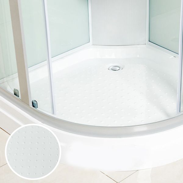 Contemporary Round Shower Stall Striped Framed Shower Stall with Ceiling Clearhalo 'Bathroom Remodel & Bathroom Fixtures' 'Home Improvement' 'home_improvement' 'home_improvement_shower_stalls_enclosures' 'Shower Stalls & Enclosures' 'shower_stalls_enclosures' 'Showers & Bathtubs' 1200x1200_47c9a900-c125-4dcc-87b2-1d9c6b532d33