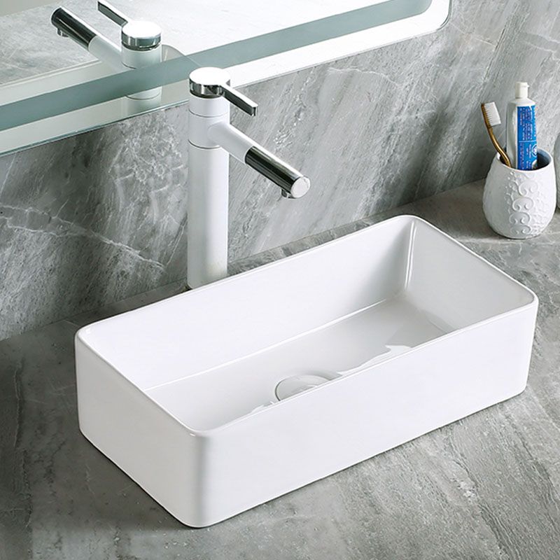 Modern Vessel Bathroom Sink Porcelain with Pop-Up Drain Vessel Sink without Faucet Clearhalo 'Bathroom Remodel & Bathroom Fixtures' 'Bathroom Sinks & Faucet Components' 'Bathroom Sinks' 'bathroom_sink' 'Home Improvement' 'home_improvement' 'home_improvement_bathroom_sink' 1200x1200_47d8deb2-8fc7-4e9b-8f67-6d7ea43ad58a