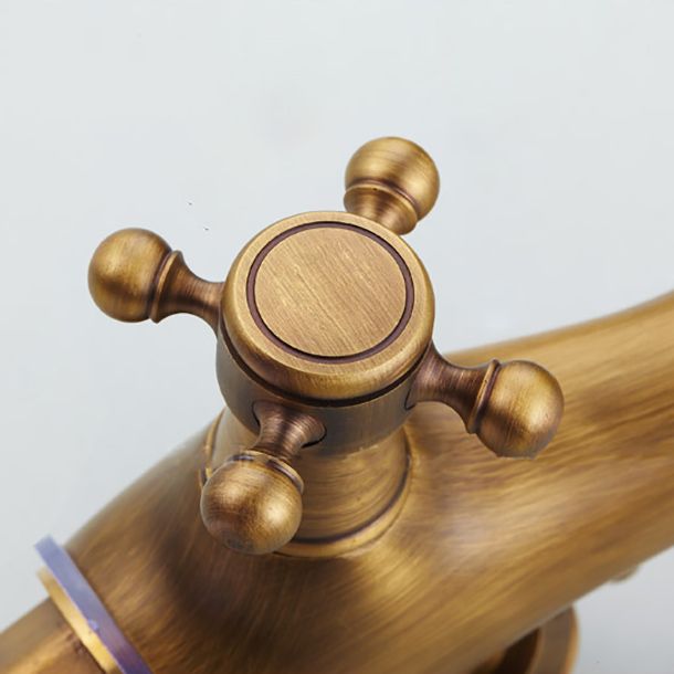 2 Handles Wide Spread Bathroom Faucet Industrial Lavatory Faucet Clearhalo 'Bathroom Remodel & Bathroom Fixtures' 'Bathroom Sink Faucets' 'Bathroom Sinks & Faucet Components' 'bathroom_sink_faucets' 'Home Improvement' 'home_improvement' 'home_improvement_bathroom_sink_faucets' 1200x1200_47f611f2-cc19-455a-a4a4-3c540623fcd7