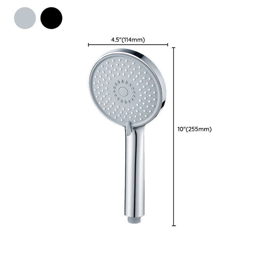 Round Handheld Shower Head Self-Cleaning Wall-Mount Shower Head Clearhalo 'Bathroom Remodel & Bathroom Fixtures' 'Home Improvement' 'home_improvement' 'home_improvement_shower_heads' 'Shower Heads' 'shower_heads' 'Showers & Bathtubs Plumbing' 'Showers & Bathtubs' 1200x1200_47f7fc8e-6061-49e1-9afe-0ae67a1d7e94