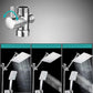 Contemporary Shower Head Combo Polished Stainless Steel Wall-Mount Shower Head Clearhalo 'Bathroom Remodel & Bathroom Fixtures' 'Home Improvement' 'home_improvement' 'home_improvement_shower_heads' 'Shower Heads' 'shower_heads' 'Showers & Bathtubs Plumbing' 'Showers & Bathtubs' 1200x1200_4818d3eb-44b0-42d4-80c0-1d9269938945