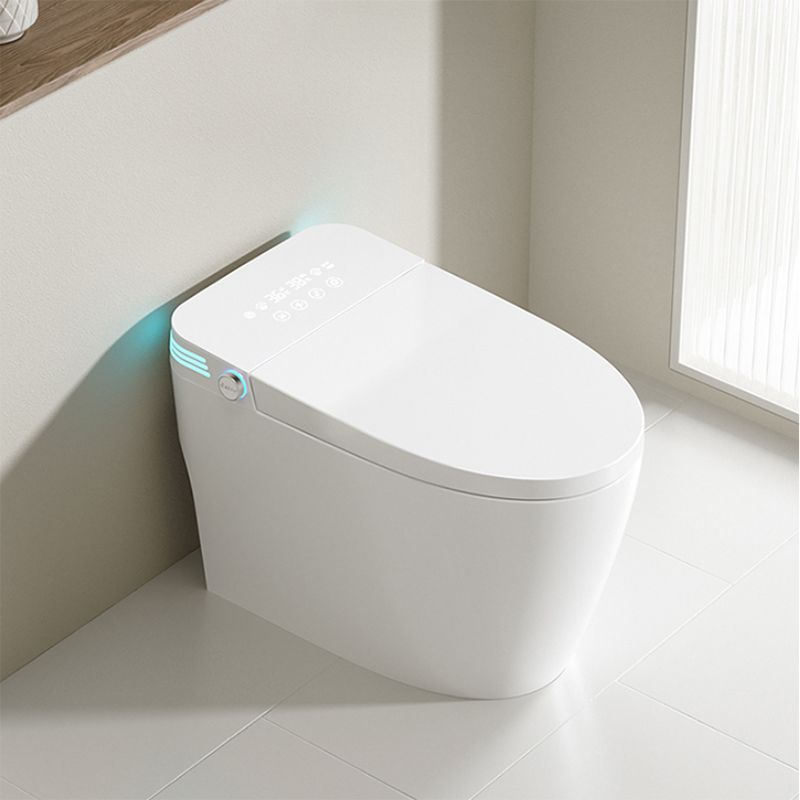 Contemporary Floor Mount Bidet Elongated Ceramic Heated Seat White Dryer Clearhalo 'Bathroom Remodel & Bathroom Fixtures' 'Bidets' 'Home Improvement' 'home_improvement' 'home_improvement_bidets' 'Toilets & Bidets' 1200x1200_4832d929-fb60-47ac-bdfc-3883c96dac14
