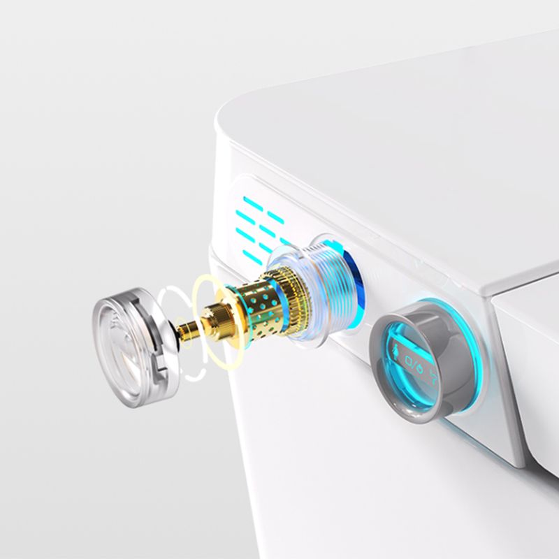 Floor Standing Bidet Contemporary Foot Sensor Dryer Ceramic Elongated Clearhalo 'Bathroom Remodel & Bathroom Fixtures' 'Bidets' 'Home Improvement' 'home_improvement' 'home_improvement_bidets' 'Toilets & Bidets' 1200x1200_487089c8-d3f8-4e24-bb3c-bc6b3ac39a3a