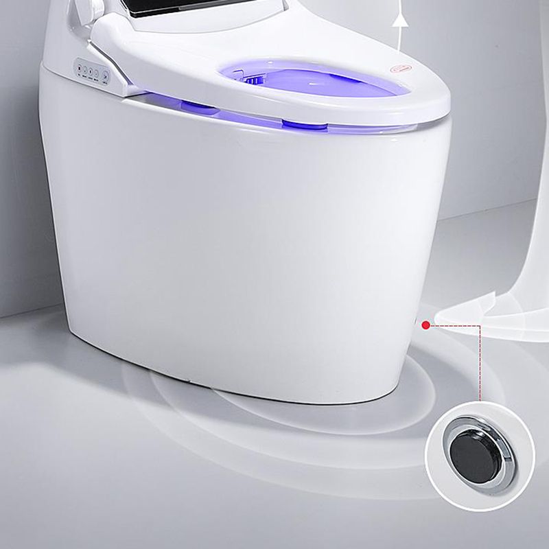 Contemporary White Floor Standing Bidet with Heated Seat and Remote Control Included Clearhalo 'Bathroom Remodel & Bathroom Fixtures' 'Bidets' 'Home Improvement' 'home_improvement' 'home_improvement_bidets' 'Toilets & Bidets' 1200x1200_487d2d05-8459-4bb5-bdbb-e3ad05a59119
