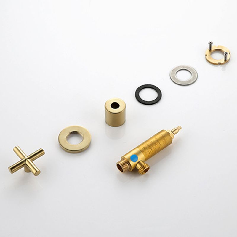 High-Arc Basin Faucet Cross Handle Vanity Faucet for Bathroom Clearhalo 'Bathroom Remodel & Bathroom Fixtures' 'Bathroom Sink Faucets' 'Bathroom Sinks & Faucet Components' 'bathroom_sink_faucets' 'Home Improvement' 'home_improvement' 'home_improvement_bathroom_sink_faucets' 1200x1200_487f4189-1b43-4e93-9767-1bc15b26214e