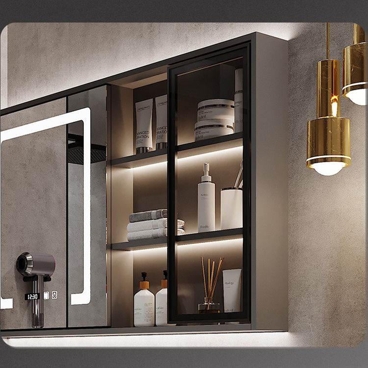 Modern Wall-Mounted Vanity Mirror Cabinet Sink Bathroom Vanity Cabinet Clearhalo 'Bathroom Remodel & Bathroom Fixtures' 'Bathroom Vanities' 'bathroom_vanities' 'Home Improvement' 'home_improvement' 'home_improvement_bathroom_vanities' 1200x1200_48842f39-a78b-4928-8f09-c2907f4e3787