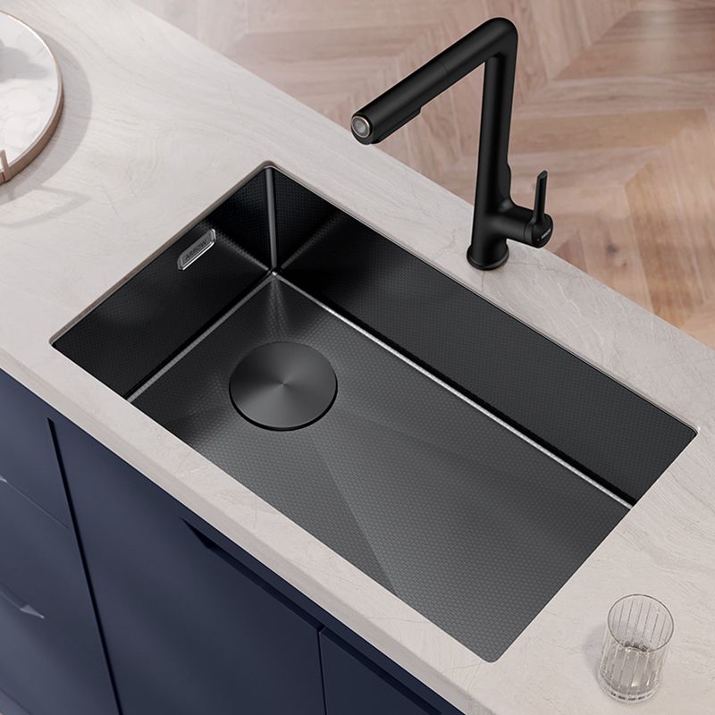 Classic Style Kitchen Sink Corrosion Resistant 1 Holes Kitchen Sink with Drain Assembly Clearhalo 'Home Improvement' 'home_improvement' 'home_improvement_kitchen_sinks' 'Kitchen Remodel & Kitchen Fixtures' 'Kitchen Sinks & Faucet Components' 'Kitchen Sinks' 'kitchen_sinks' 1200x1200_48b01f65-da73-48d0-aff2-5b00acb2aa24