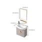 Rectangular Glam Sink Vanity Ceramic Single Wall Mount Vanity Set Clearhalo 'Bathroom Remodel & Bathroom Fixtures' 'Bathroom Vanities' 'bathroom_vanities' 'Home Improvement' 'home_improvement' 'home_improvement_bathroom_vanities' 1200x1200_48b0e3a9-6da3-4fe1-a00a-6eb3b10d529d