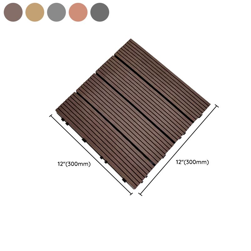 Outdoor Patio Flooring Tiles Embossed Composite Snap Fit Decking Tiles Clearhalo 'Home Improvement' 'home_improvement' 'home_improvement_outdoor_deck_tiles_planks' 'Outdoor Deck Tiles & Planks' 'Outdoor Flooring & Tile' 'Outdoor Remodel' 'outdoor_deck_tiles_planks' 1200x1200_48b7df1e-bab4-4664-b12d-ce77d0292d24