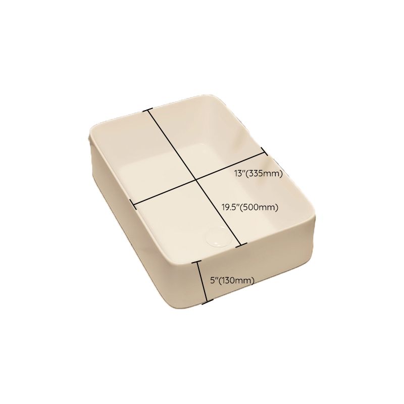 Modern Style White Bathroom Sink Rectangle Ceramic Bathroom Sink Clearhalo 'Bathroom Remodel & Bathroom Fixtures' 'Bathroom Sinks & Faucet Components' 'Bathroom Sinks' 'bathroom_sink' 'Home Improvement' 'home_improvement' 'home_improvement_bathroom_sink' 1200x1200_48cd275c-6864-4369-9b01-bdb8a3629a4b