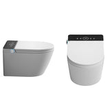 Contemporary White Wall Hung Toilet Set with Water Pressure Control Clearhalo 'Bathroom Remodel & Bathroom Fixtures' 'Bidets' 'Home Improvement' 'home_improvement' 'home_improvement_bidets' 'Toilets & Bidets' 1200x1200_48e51485-a9ba-4e90-a2d4-c469d9bee438