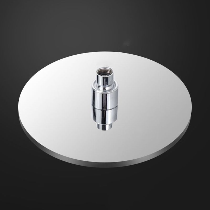 Metal Shower Combo Contemporary Fixed Shower Head with Round and Rectangular Shape Clearhalo 'Bathroom Remodel & Bathroom Fixtures' 'Home Improvement' 'home_improvement' 'home_improvement_shower_heads' 'Shower Heads' 'shower_heads' 'Showers & Bathtubs Plumbing' 'Showers & Bathtubs' 1200x1200_48f22cd1-12b6-428a-8c14-d62de1550f36