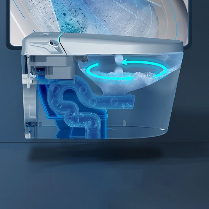 Contemporary Ceramic Elongated Heated Seat White Wall Mounted Bidet Clearhalo 'Bathroom Remodel & Bathroom Fixtures' 'Bidets' 'Home Improvement' 'home_improvement' 'home_improvement_bidets' 'Toilets & Bidets' 1200x1200_4946bc82-c85b-429f-a5a7-7c740010accd