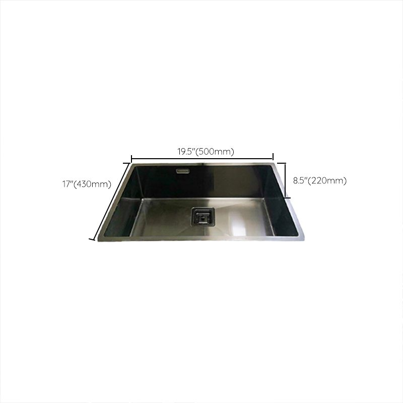 Soundproof Kitchen Sink Overflow Hole Design Stainless Steel Kitchen Sink Clearhalo 'Home Improvement' 'home_improvement' 'home_improvement_kitchen_sinks' 'Kitchen Remodel & Kitchen Fixtures' 'Kitchen Sinks & Faucet Components' 'Kitchen Sinks' 'kitchen_sinks' 1200x1200_494b868f-78de-472b-8e1c-aa336c0344bb