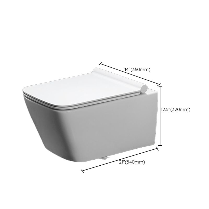 Modern Ceramic Flush Toilet Wall Mount White Toilet Bowl for Washroom Clearhalo 'Bathroom Remodel & Bathroom Fixtures' 'Home Improvement' 'home_improvement' 'home_improvement_toilets' 'Toilets & Bidets' 'Toilets' 1200x1200_496ee58b-fbe5-4ab7-b506-cf06bfb2e66d