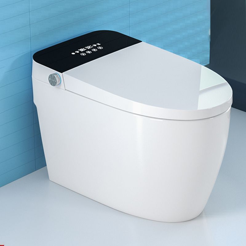 White Finish Smart Bidet Warm Air Dryer Floor Standing Bidet Clearhalo 'Bathroom Remodel & Bathroom Fixtures' 'Bidets' 'Home Improvement' 'home_improvement' 'home_improvement_bidets' 'Toilets & Bidets' 1200x1200_49829a7a-f89c-4001-8792-a5540cb9c948